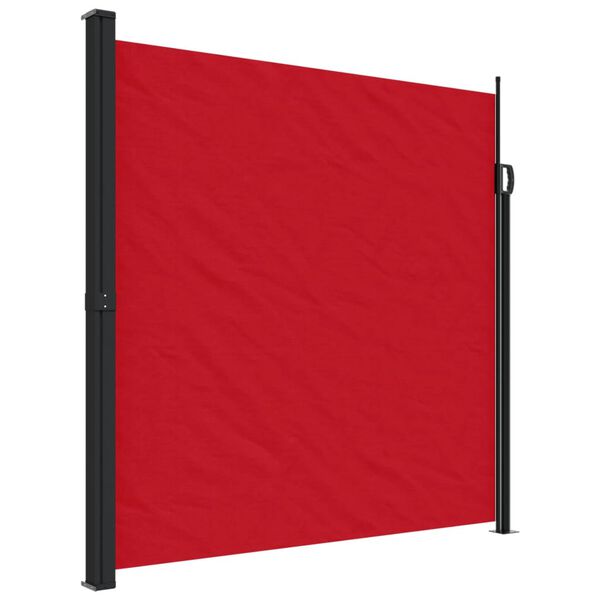 vidaXL Auvent lat&eacute;ral r&eacute;tractable rouge 200x300 cm