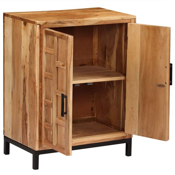 vidaXL Buffet Bois d'acacia solide 60x35x76 cm Marron