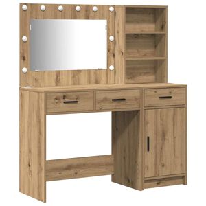 vidaXL Table de Toilette 2 pc Marron 78,5 x 41 x 135 cm