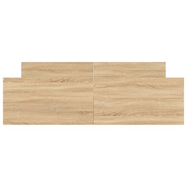 vidaXL Cadre de lit sans matelas ch&ecirc;ne sonoma 160x200 cm