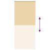 vidaXL Store enrouleur occultant100 x 230 cm beige