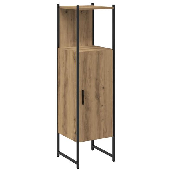 vidaXL Armoire de salle de bain chêne artisanal 33x33x120,5 cm