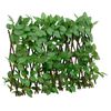vidaXL&nbsp;Treillis de lierre artificiel extensible vert 180x30 cm