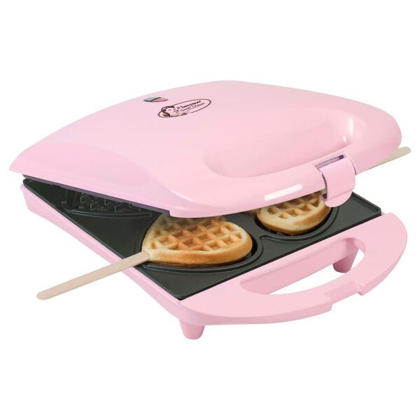 Bestron Gaufrier sous forme de c&oelig;ur DSW271P 780 W Rose