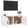 vidaXL Meuble TV mural Blanc 100x34,5x40 cm