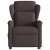 vidaXL Fauteuil inclinable &eacute;lectrique Marron fonc&eacute; Tissu
