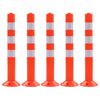 vidaXL Borne de contr&ocirc;le du trafic 5 pcs Plastique 75 cm