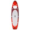 vidaXL Ensemble de planche SUP gonflable Rouge 300x76x10 cm