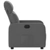 vidaXL Fauteuil inclinable Gris fonc&eacute; Tissu