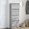 vidaXL Armoire &agrave; chaussures sonoma gris 60x21x163,5 cm bois ing&eacute;nierie