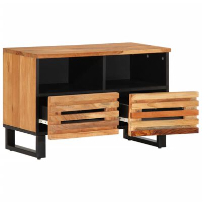 vidaXL Meuble TV 70x34x46 cm bois d'acacia massif