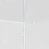 vidaXL Tonnelle de jardin 3x12 m Blanc