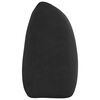 vidaXL Coussin de Dos Noir 180 x 24 x 50 cm Velours