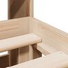 vidaXL Lit bibliothèque sans matelas 150x200 cm bois massif de pin
