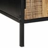 vidaXL Cabinet de chevet Marron et Noir 50 x 30 x 45 cm