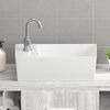 vidaXL Lavabo blanc 48x25x15 cm c&eacute;ramique