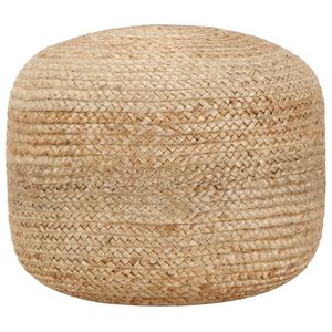 vidaXL Pouf fait &agrave; la main 45 x 30 cm Jute