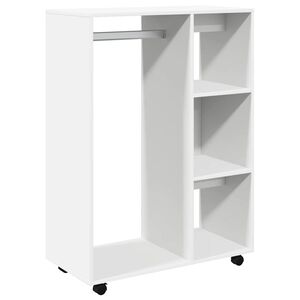 vidaXL Garde-robe Blanc 80x40x110 cm Bois d&rsquo;ing&eacute;nierie