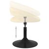vidaXL Tabouret de bar Cr&egrave;me Velours