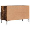 vidaXL Meuble TV Ch&ecirc;ne fum&eacute; 80x36x50 cm Bois d'ing&eacute;nierie