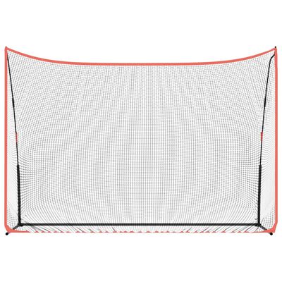 vidaXL Filet d'entraînement de golf noir/rouge 305x91x213 cm polyester