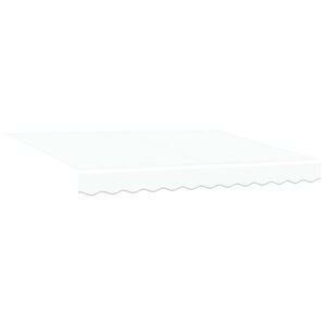 vidaXL Toile de rechange pour auvent Blanc 280 x 245 cm Polyester
