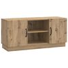 vidaXL Meuble TV 102 x 34,5 x 47 cm Ch&ecirc;ne artisanal Bois d'ing&eacute;nierie