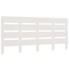 vidaXL T&ecirc;te de lit Blanc 140x3x80 cm Bois massif de pin