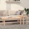 vidaXL Ensemble de tables basses 2 pcs Bois massif de pin