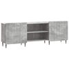 vidaXL Meuble TV Gris b&eacute;ton 150 x 31 x 52 cm Bois d'ing&eacute;nierie