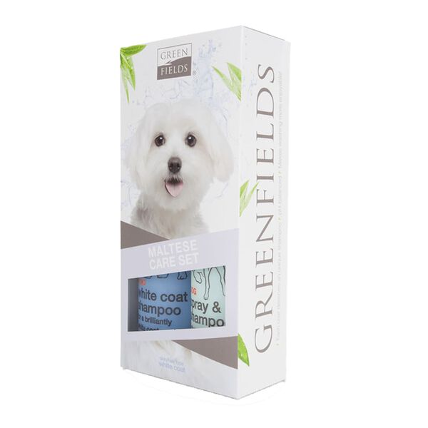 Greenfields Shampoing et spray pour bichon maltais 2x250 ml