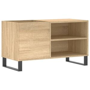 vidaXL Armoire &agrave; disques ch&ecirc;ne sonoma 85x38x48 cm bois d'ing&eacute;nierie