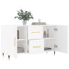 vidaXL Buffet blanc 100x36x60 cm bois d'ing&eacute;nierie