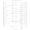 vidaXL Composteur de jardin &Oslash;100x100 cm Acier galvanis&eacute;