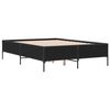vidaXL Cadre de lit sans matelas noir 160x200 cm