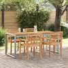 vidaXL Table de Jardin Gris 180 x 90 x 75 cm Bois d'Acacia Massif
