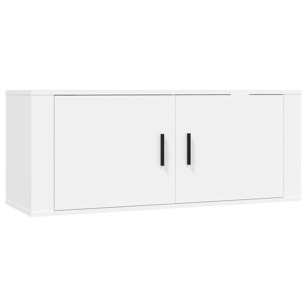 vidaXL Ensemble de meubles TV 8 pcs Blanc Bois d'ing&eacute;nierie