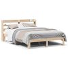 vidaXL Cadre de lit avec t&ecirc;te de lit sans matelas 160x200 cm