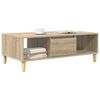 vidaXL Table basse Chêne Sonoma 103,5 x 60 x 35 cm Bois d'ingénierie