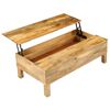 vidaXL Table basse Bois de manguier massif 110x55x35 cm