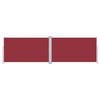 vidaXL Auvent lat&eacute;ral r&eacute;tractable Rouge 180x600 cm
