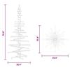 vidaXL Arbre de No&euml;l en bois pour d&eacute;coration 180 cm bois massif de pin