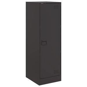 vidaXL Buffet noir 34,5x39x107 cm acier