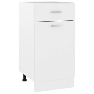 vidaXL Armoire &agrave; tiroirs "Lyon" Blanc 40 x 46 x 81,5 cm Bois d'ing&eacute;nierie