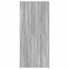 vidaXL Cabinet &agrave; chaussures Gris 80 x 35.5 x 180 cm Bois d'ing&eacute;nierie