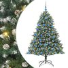vidaXL Sapin de No&euml;l artificiel Vert 180 cm PVC, plastique et acier