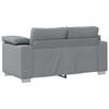 vidaXL Ensemble de Canap&eacute;s 2 pcs Gris clair 219 x 77 x 82 cm tissu