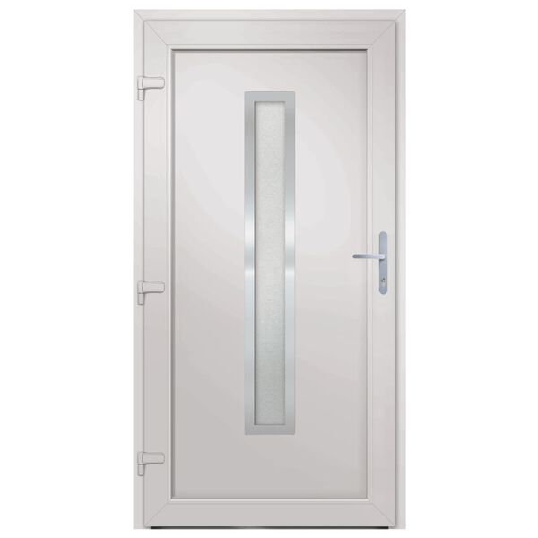 vidaXL Porte d'entr&eacute;e anthracite 88x200 cm PVC