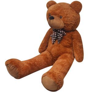 vidaXL Ourson en peluche XXL Marron 85 cm