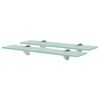 vidaXL &Eacute;tag&egrave;res murales 2 pcs Verre 50x20 cm 8 mm